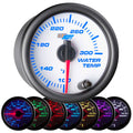 White 7 Color 300 F Water Coolant Temperature Gauge Kit with Electronic Sensor, 2-1/16 52mm Pack of 2 Q565