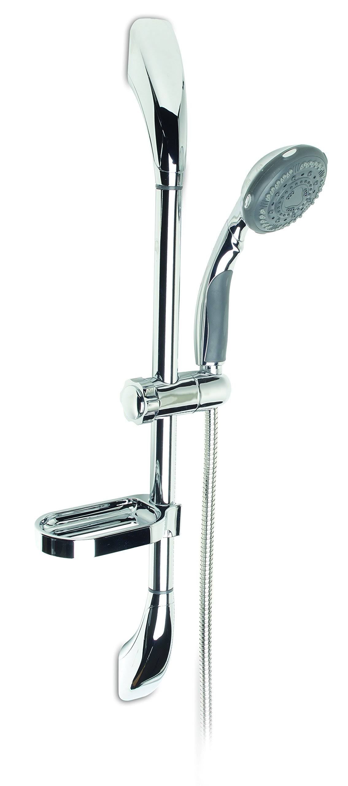 Chrome Slide Bar Shower T3655