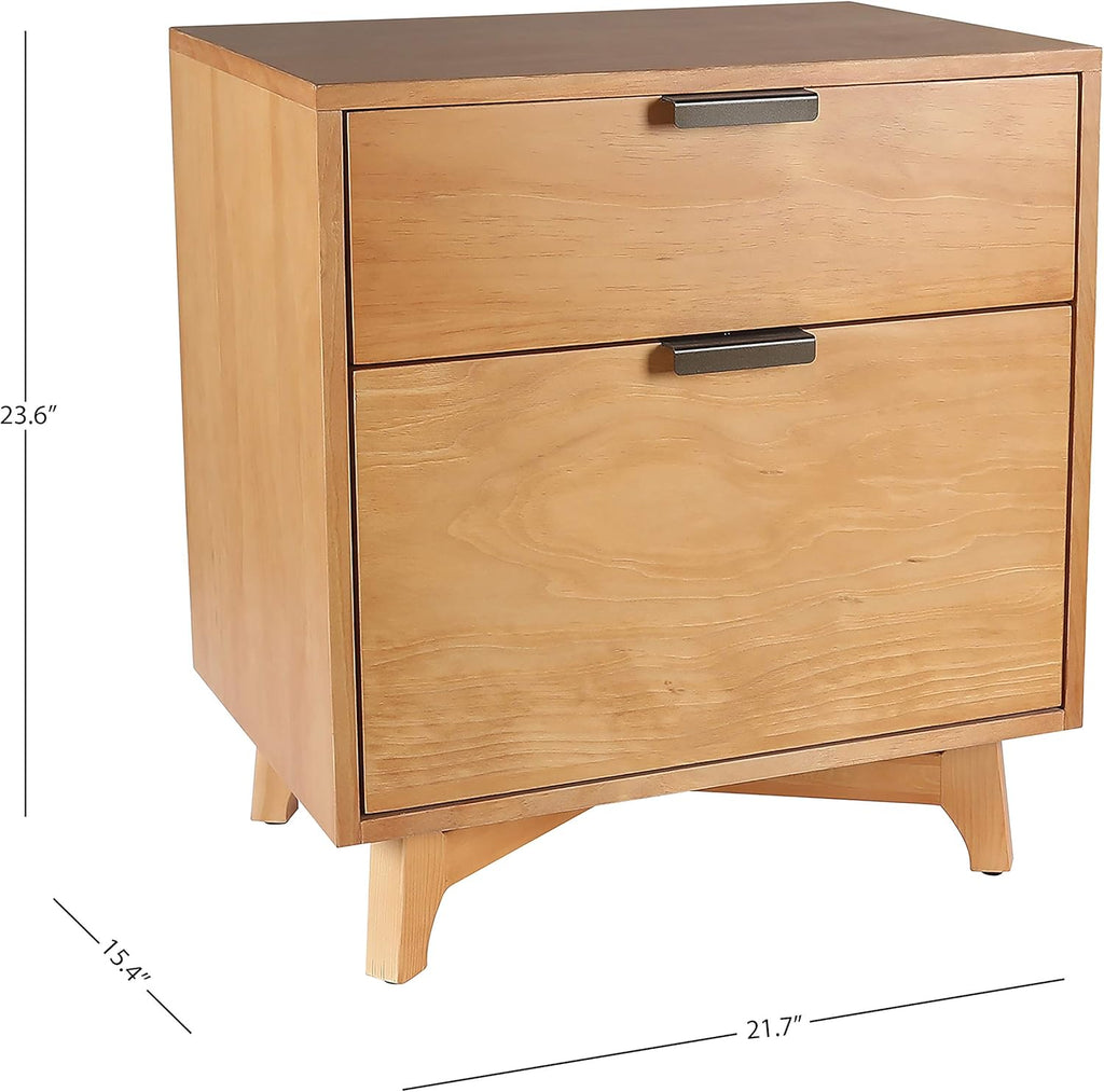 2-Drawer Pine Cabinet L418
