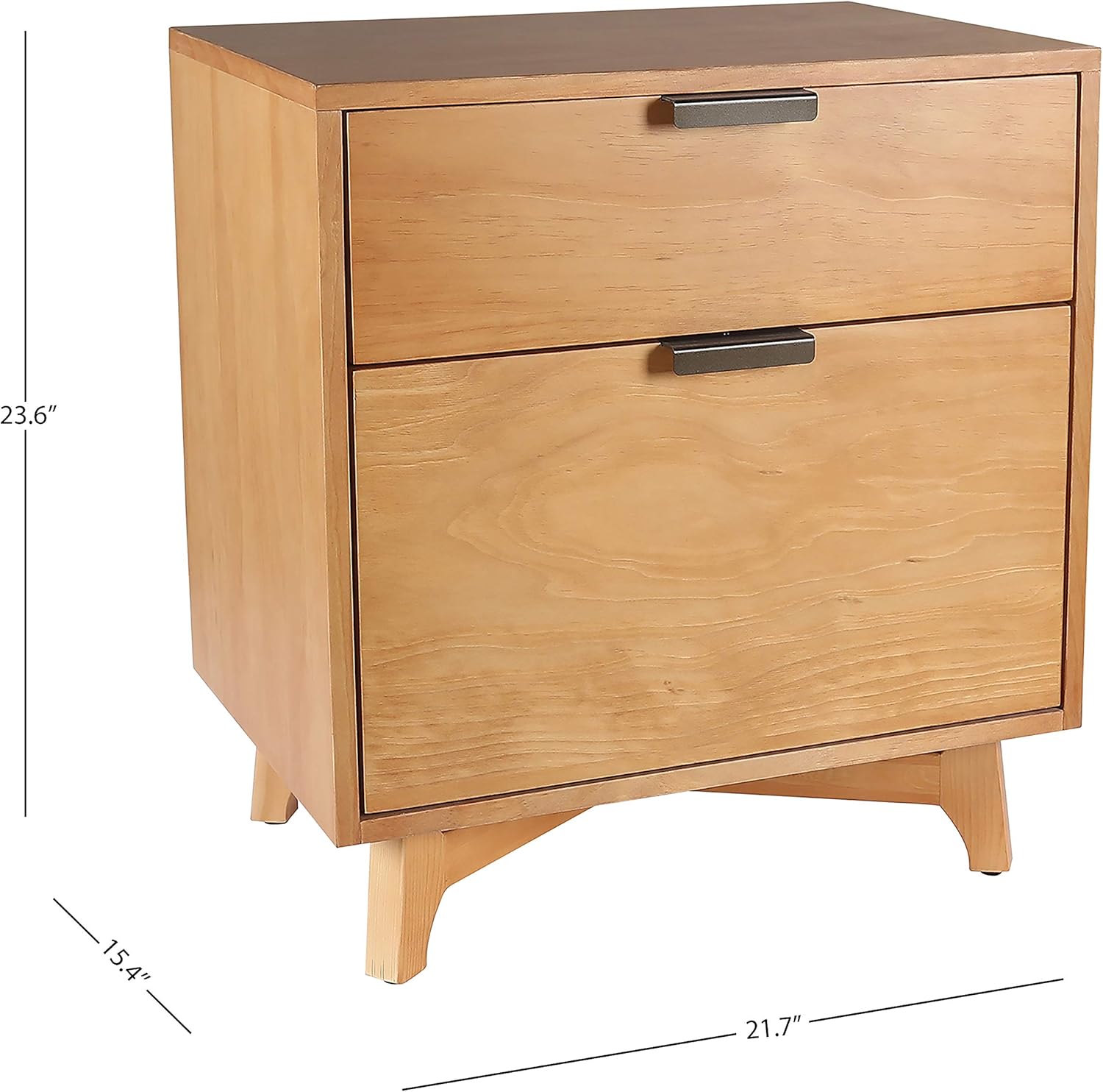 2-Drawer Pine Cabinet L418