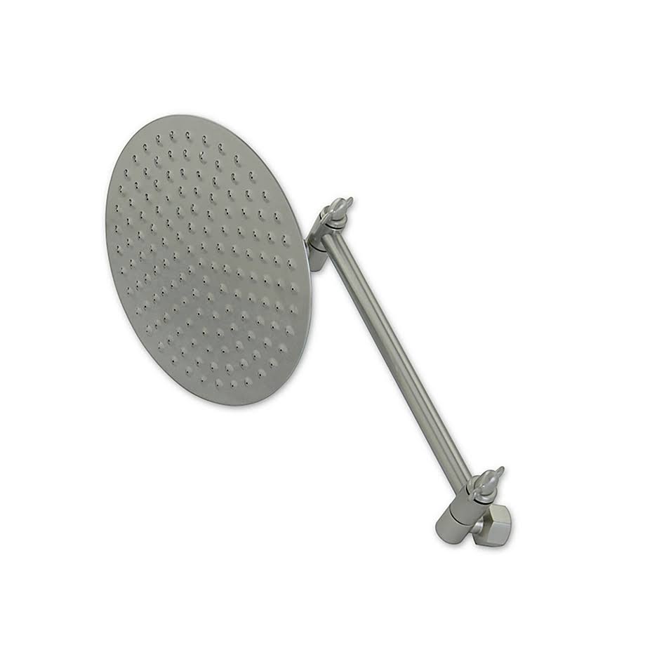 Satin Nickel Showerhead and High-Low Shower Kit N7822