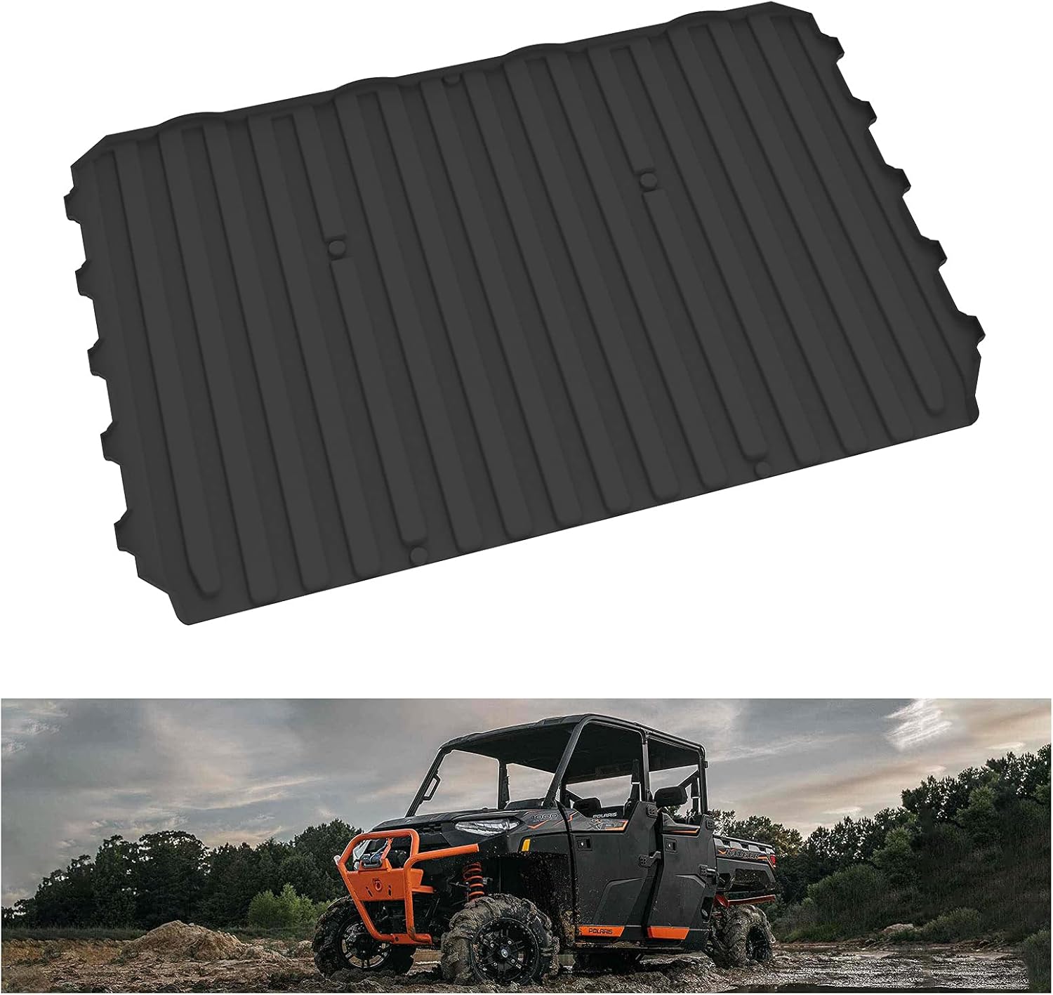 TPE Cargo Bed Mat Liner Black A36428