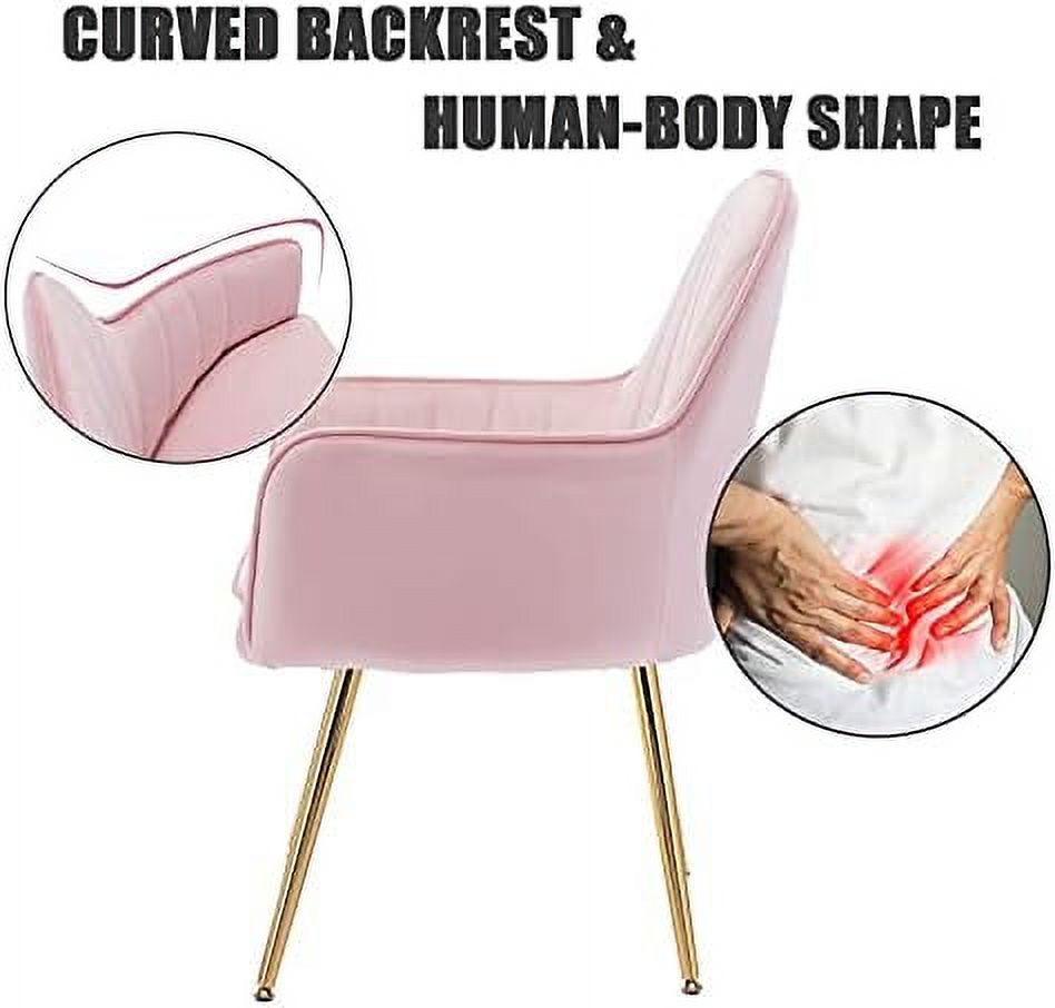 Black Velvet Accent Chair E346