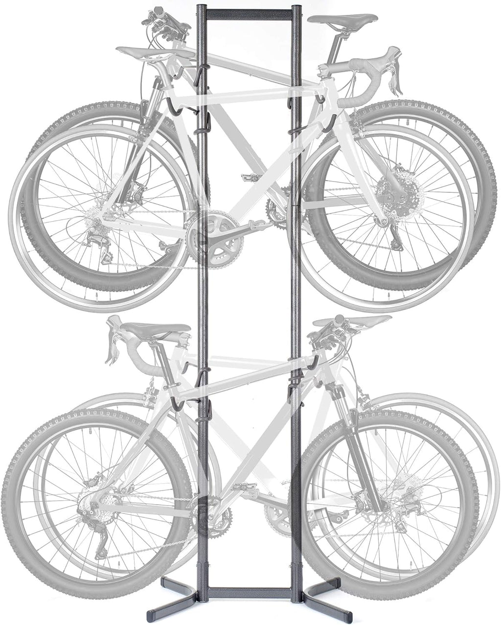 4 Bike Storage Rack, Freestanding Wall Bike Rack, Holds Up to 160 lbs E646452