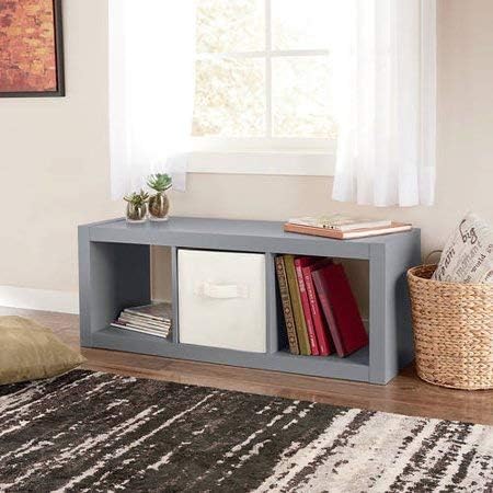 White 4-Cube Bookshelf Storage Cabinet K80816