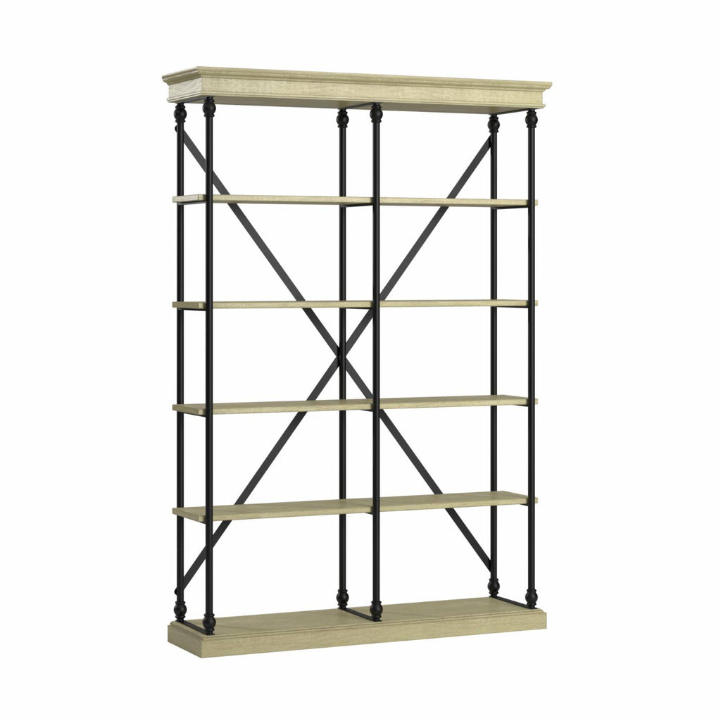 White Oak Driftwood Shelving Bookcase M532