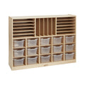 15 Clear Bins Storage Cabinet E880476