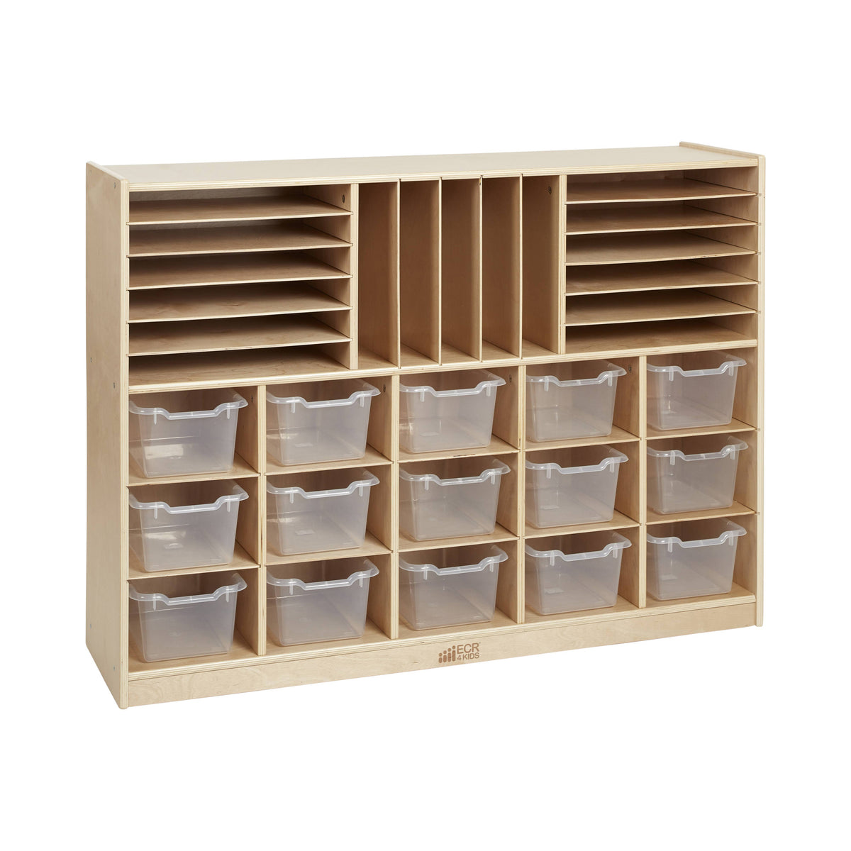 15 Clear Bins Storage Cabinet E880476