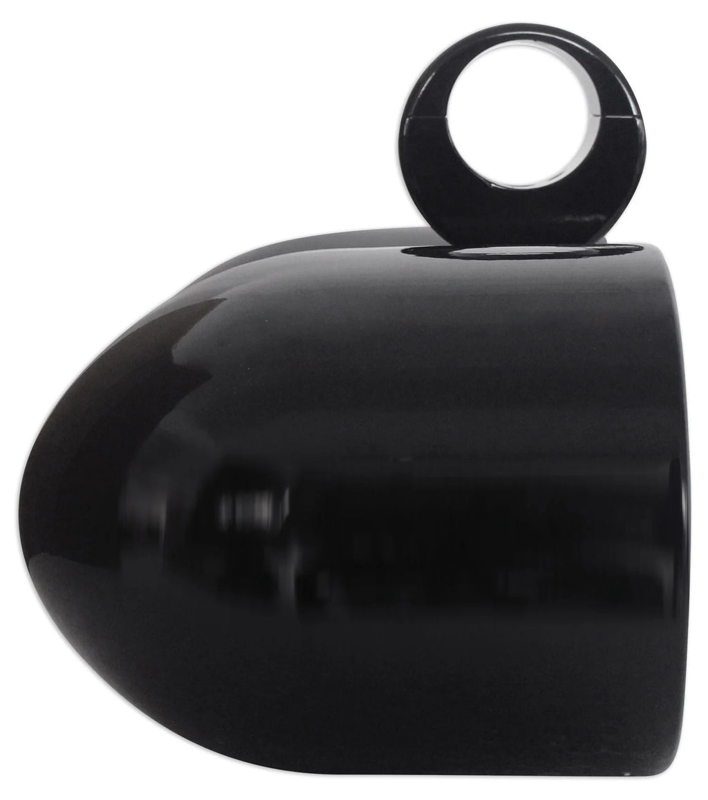 Dual 7.7" Black Aluminum Wakeboard Tower Speaker Pods with Covers N480948