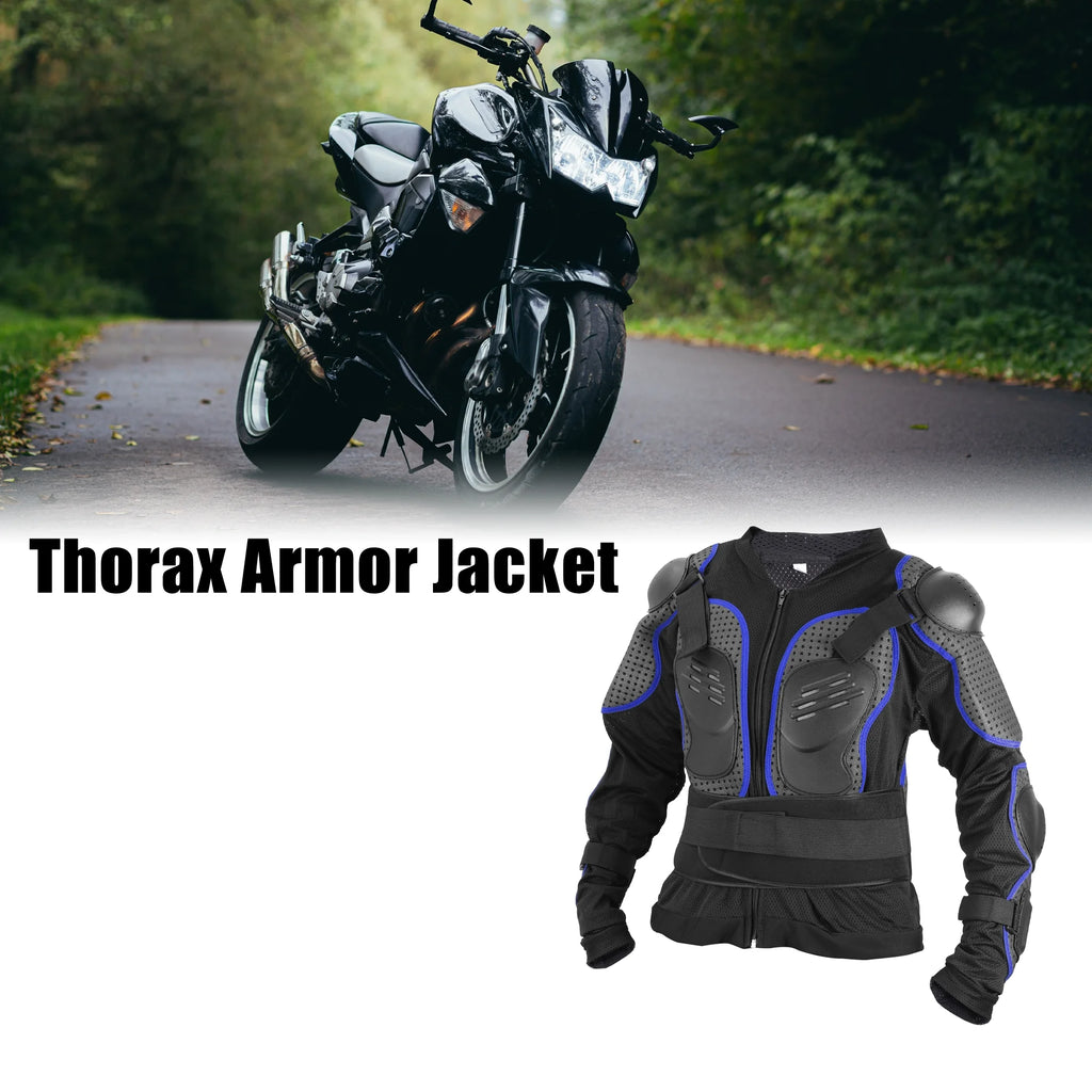 Blue Dirt Bike Motorcycle Riding Protective Full Body Armor I89771