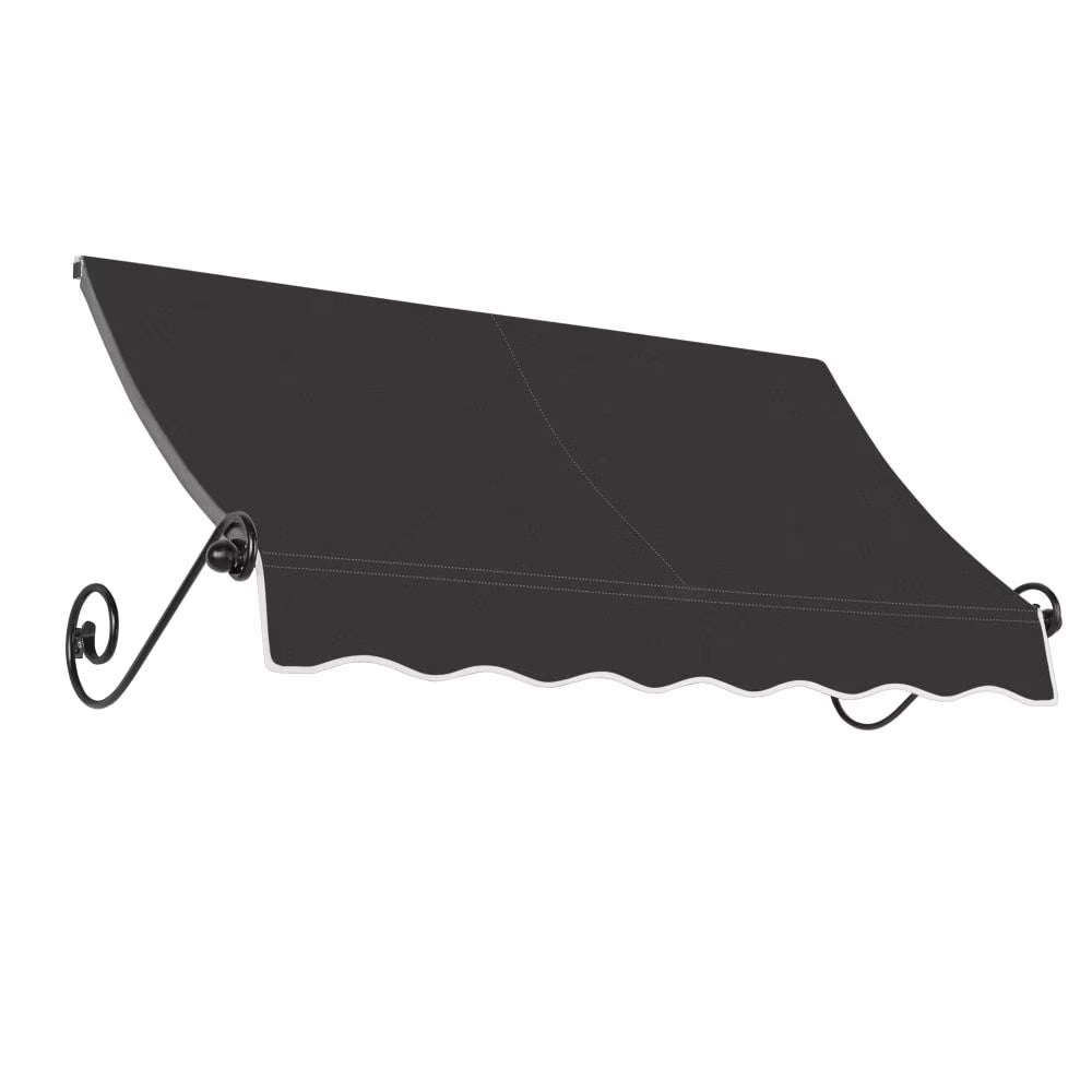 Black Acrylic Fixed Awning M917