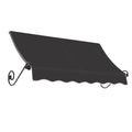 Black Acrylic Fixed Awning M917