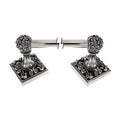 Vintage Pewter Wall Mounted Towel Bar A127853