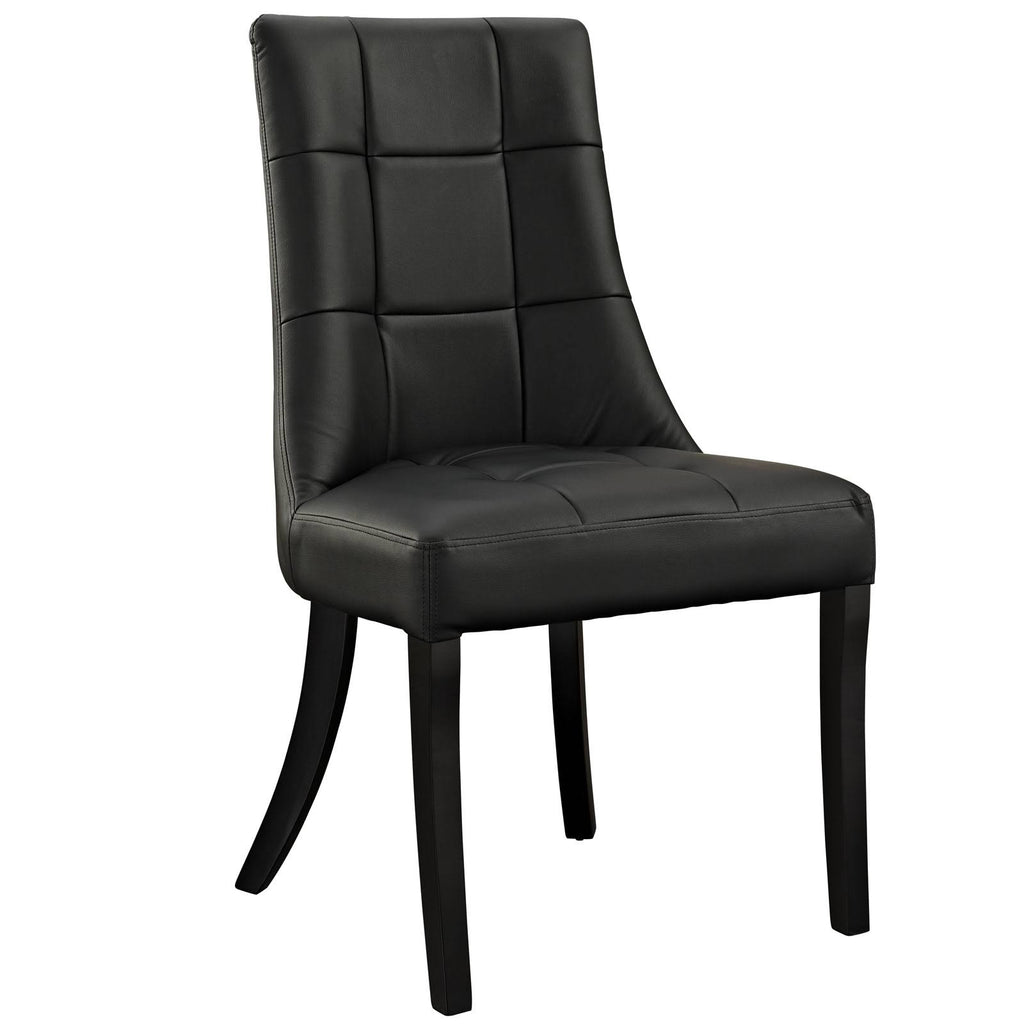 Black Vinyl Side Chair R146203