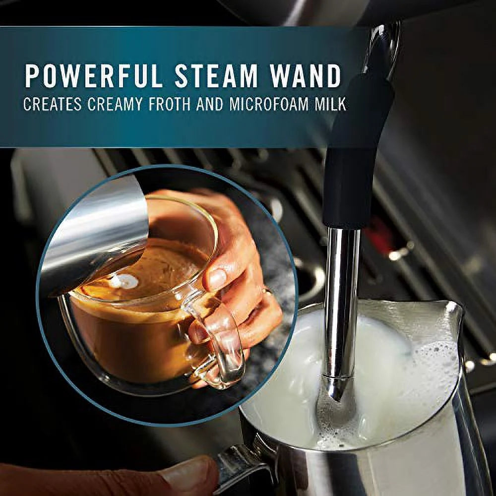 Stainless Espresso Machine with Steam Wand M342