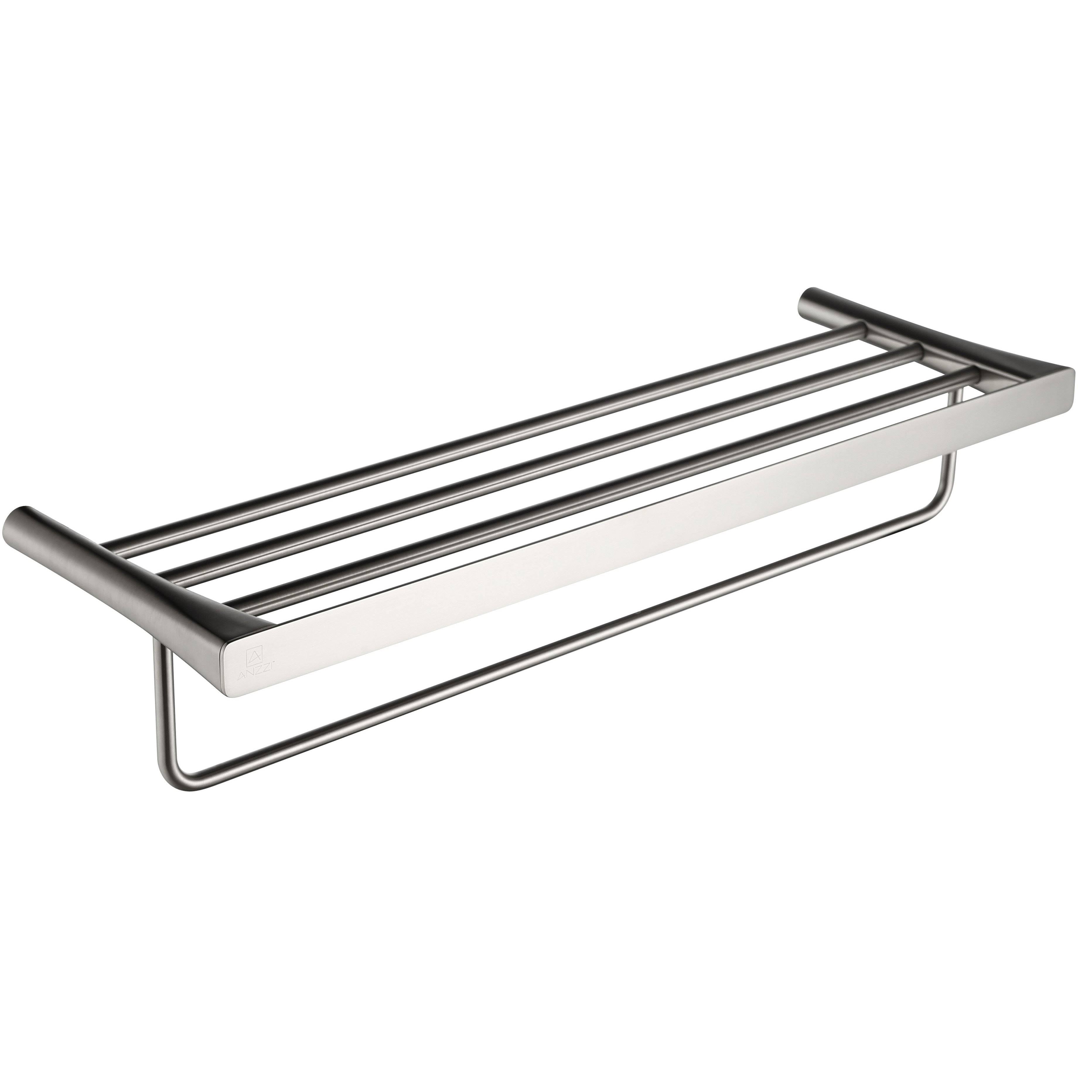 Brushed Nickel Towel Rack Q645520