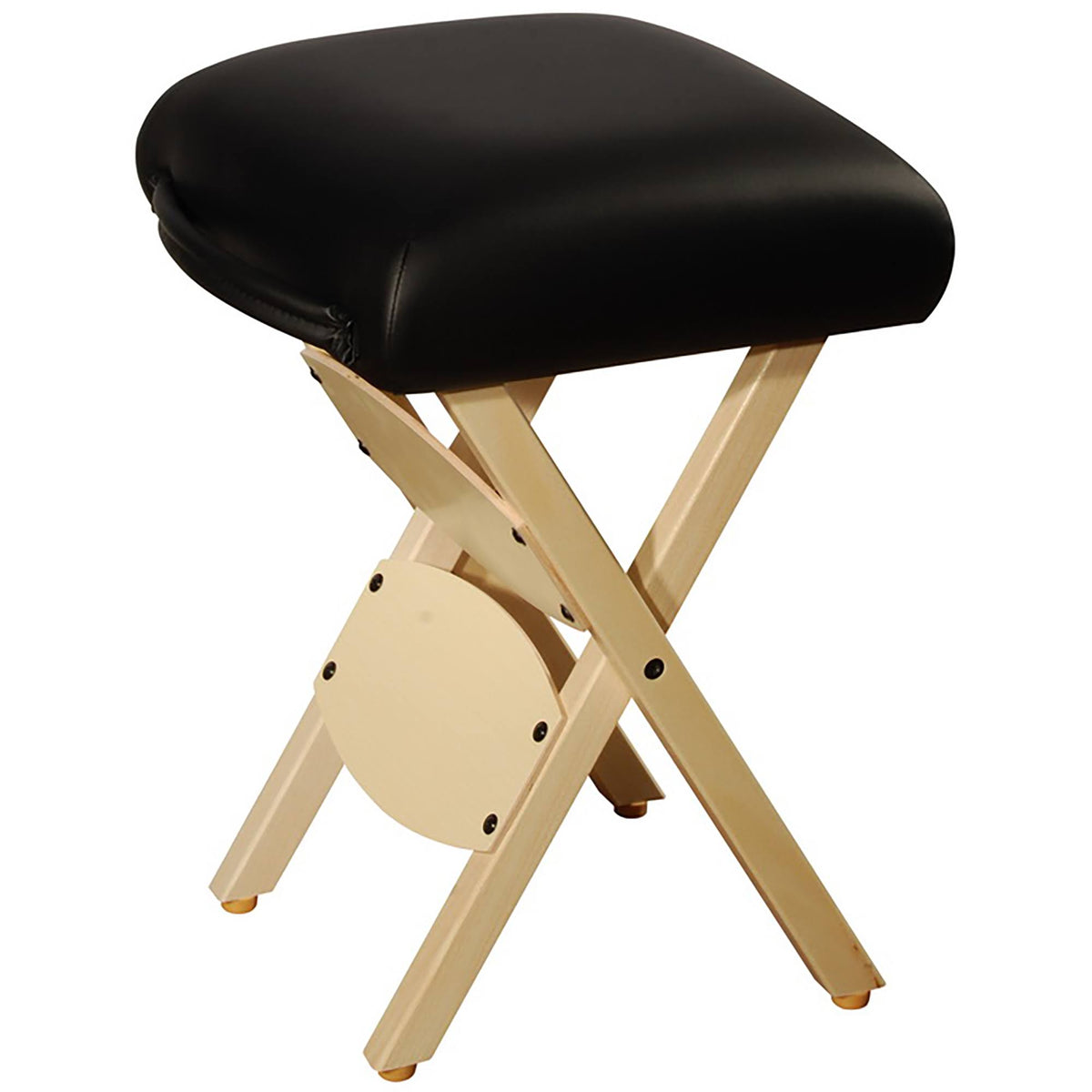 Black Folding Massage Stool Y85297