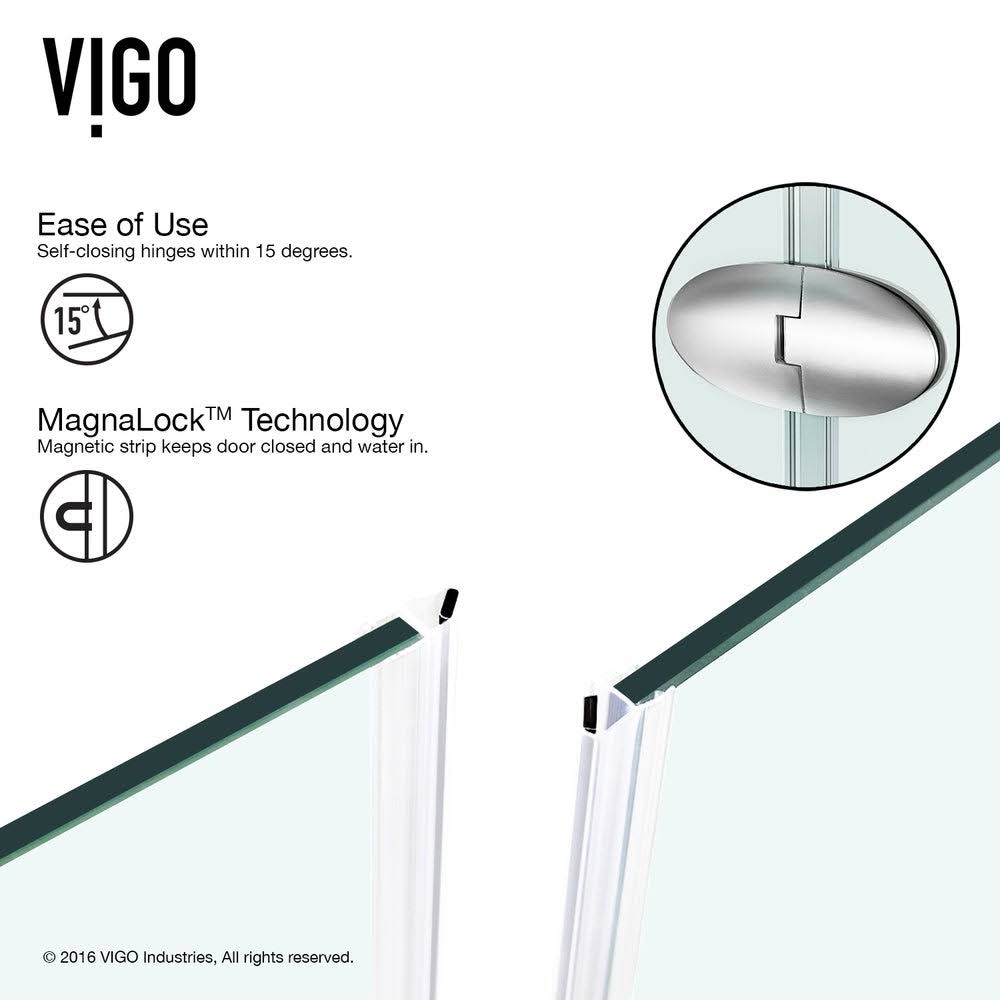 Frameless Neo-Angle Shower Enclosure N962084