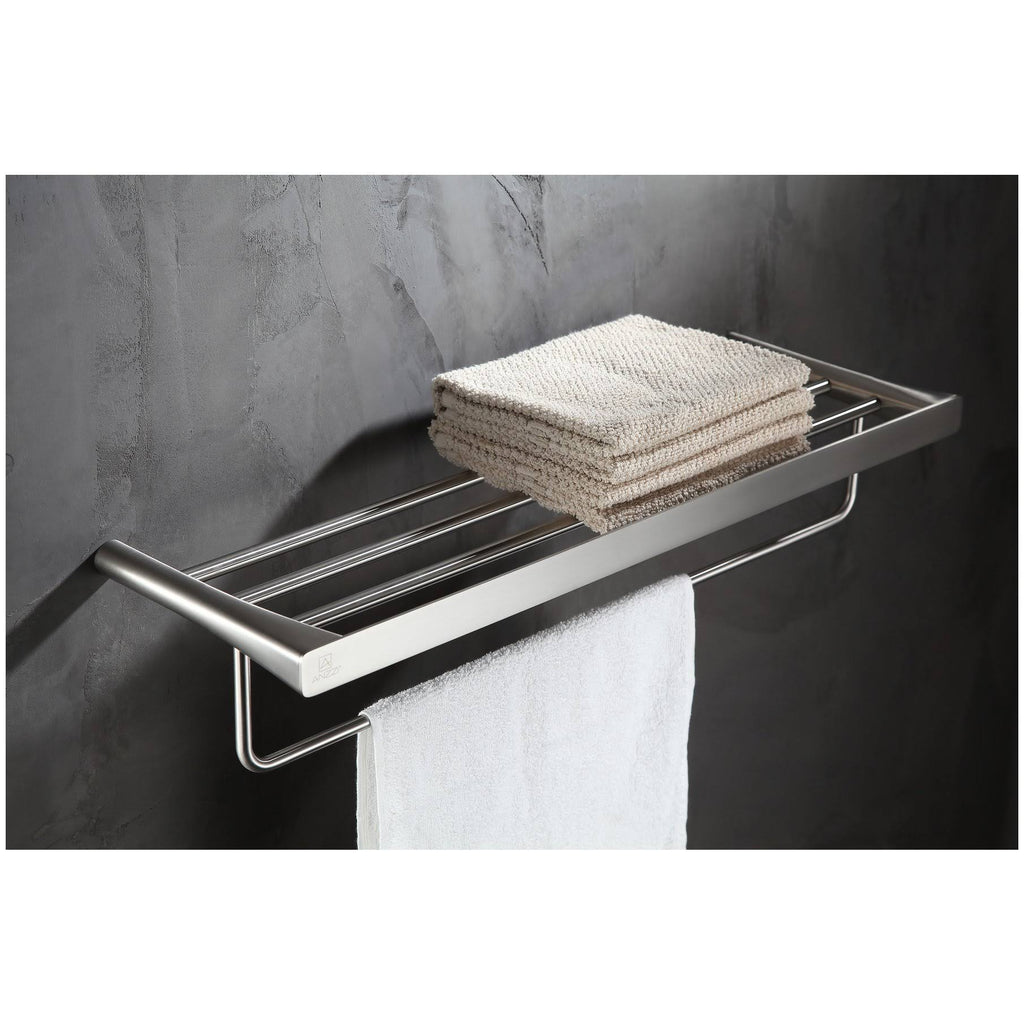 Brushed Nickel Towel Rack Q645520