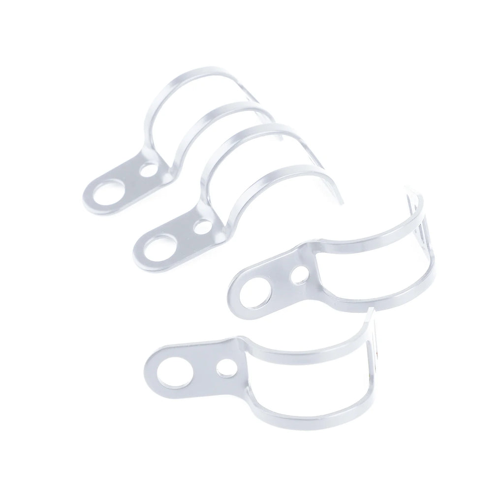 Chrome Motorcycle Headlight Mount Bracket Adapter K25089