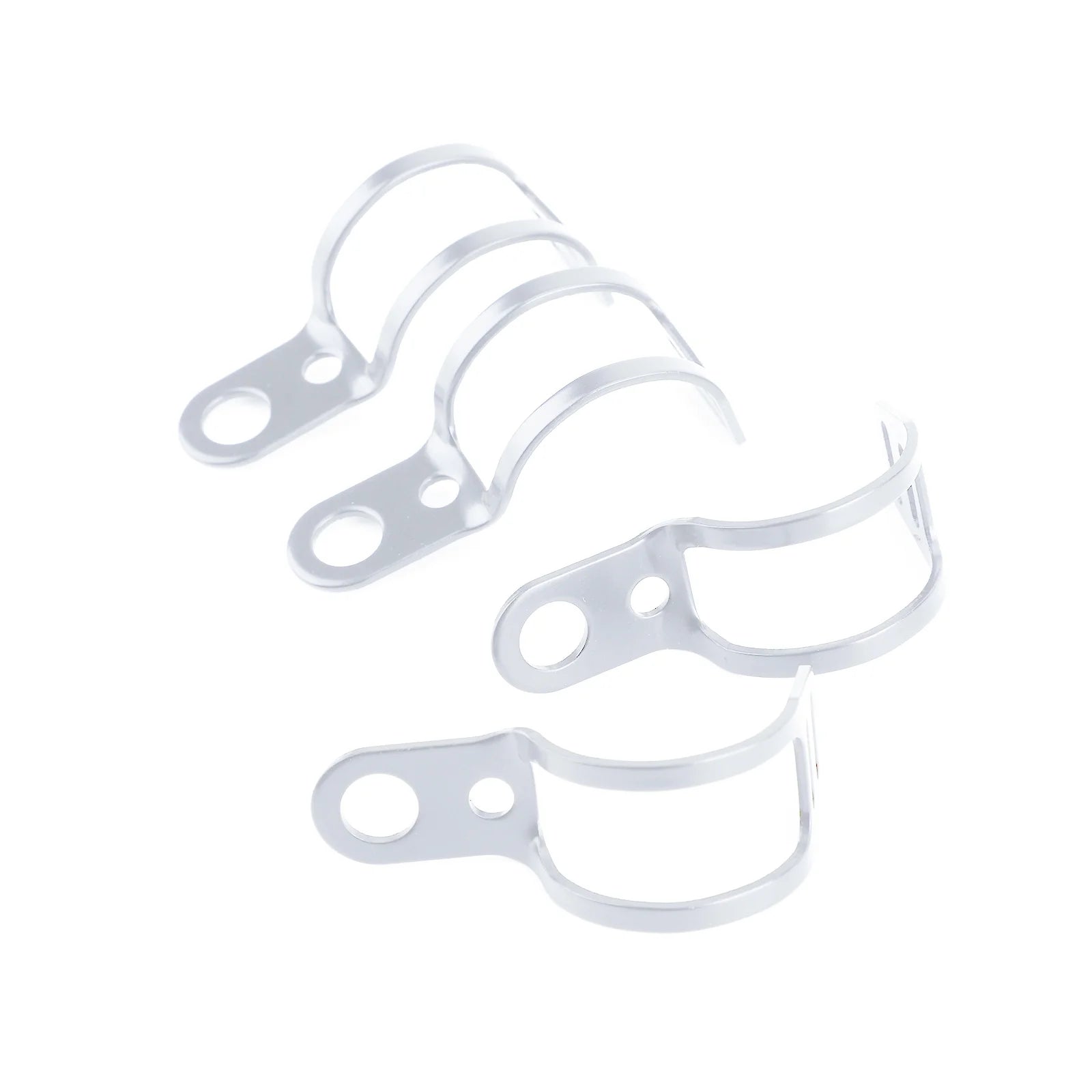 Chrome Motorcycle Headlight Mount Bracket Adapter K25089