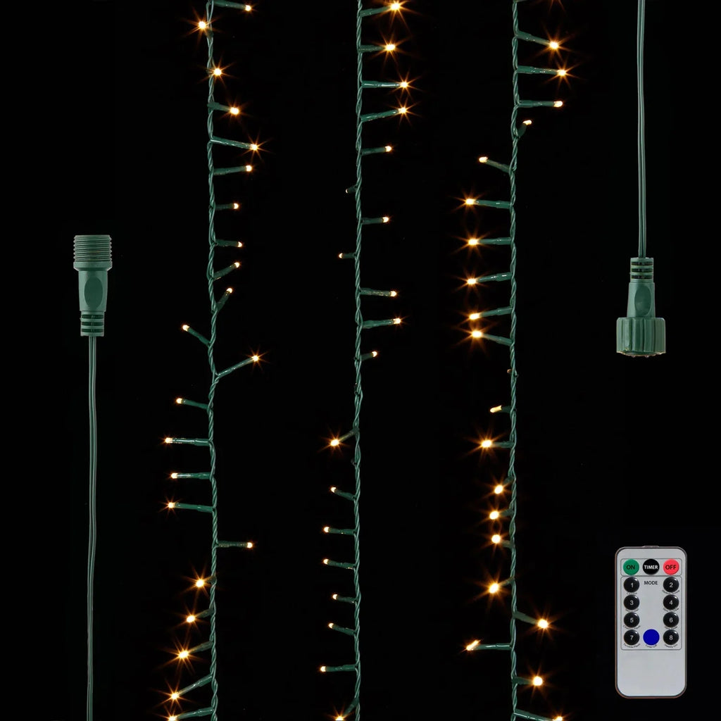 1000 White Lights Connectable Snake Garland Wire L34793