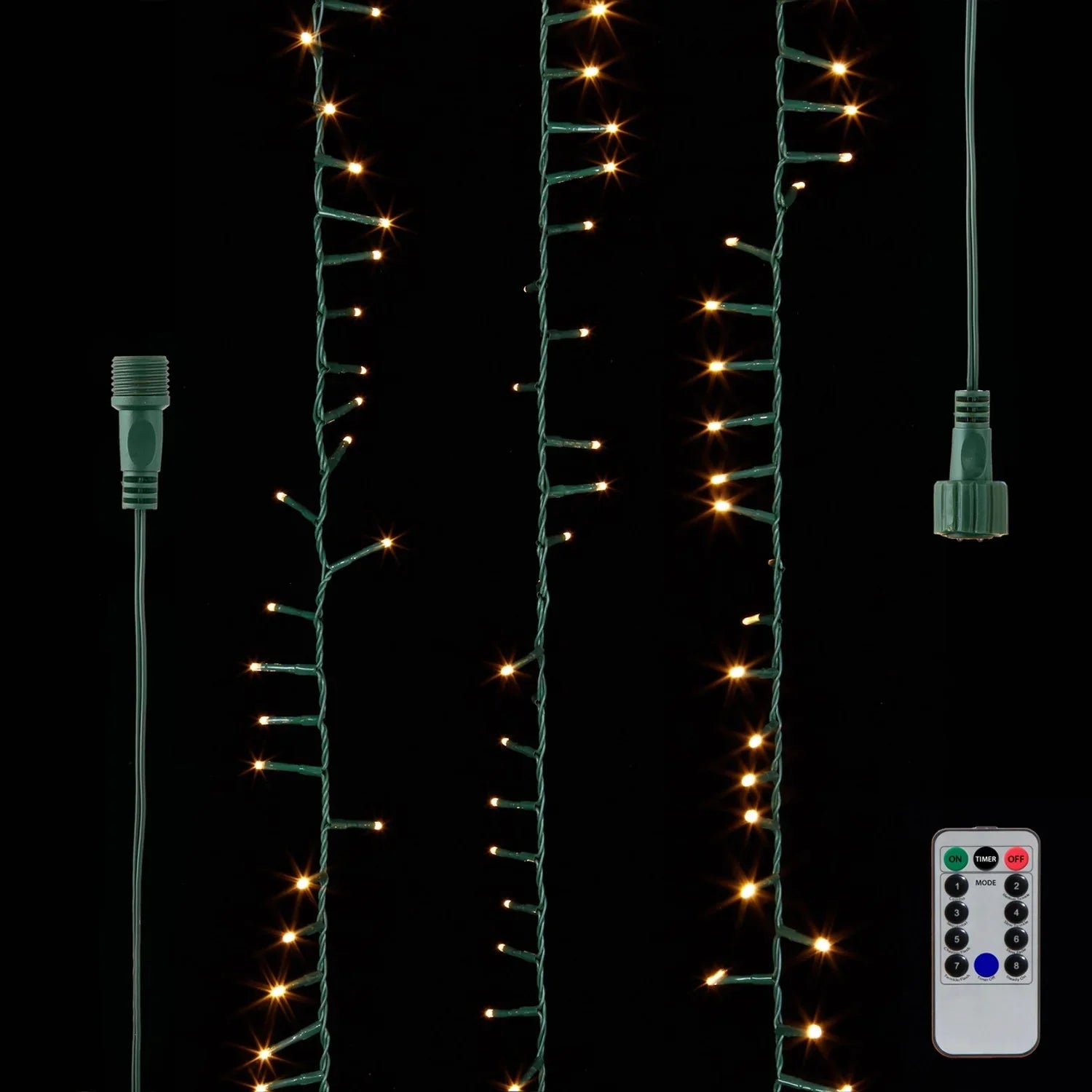 1000 White Lights Connectable Snake Garland Wire L34793