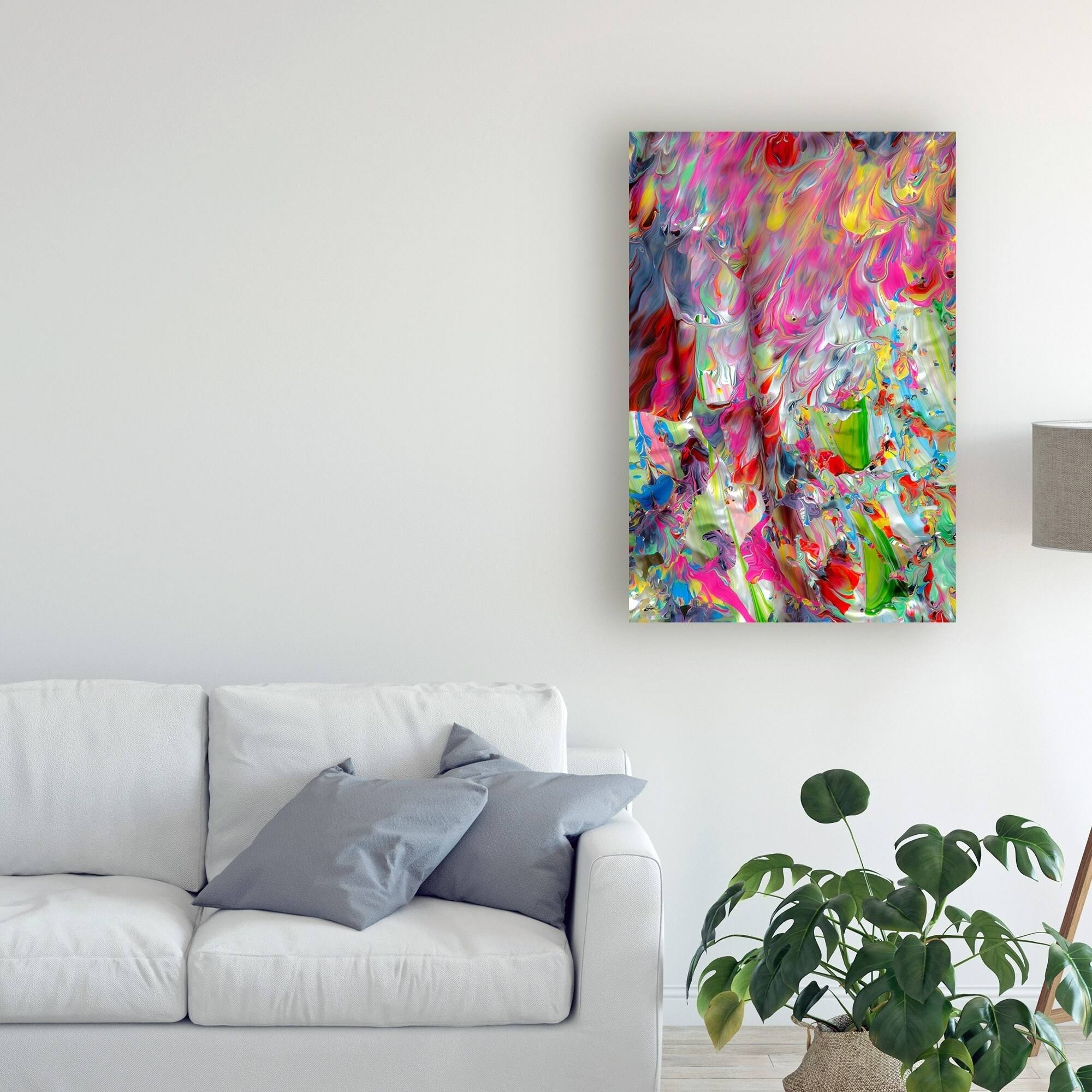 Abstract Splatters Canvas Art E816