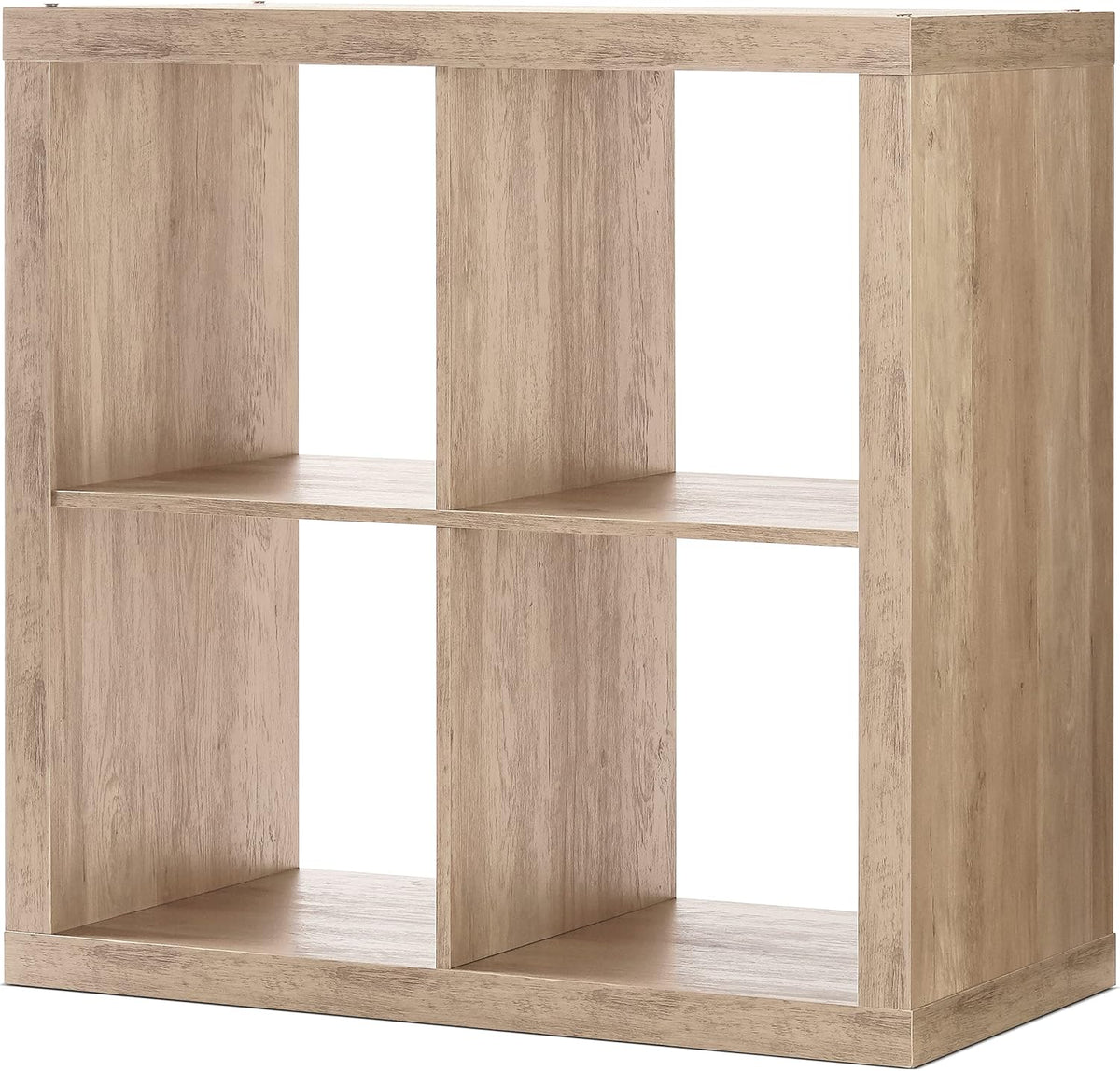 White 4-Cube Bookshelf Storage Cabinet K80816