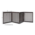 Freestanding Wooden Pet Gate 4 Panels H71011