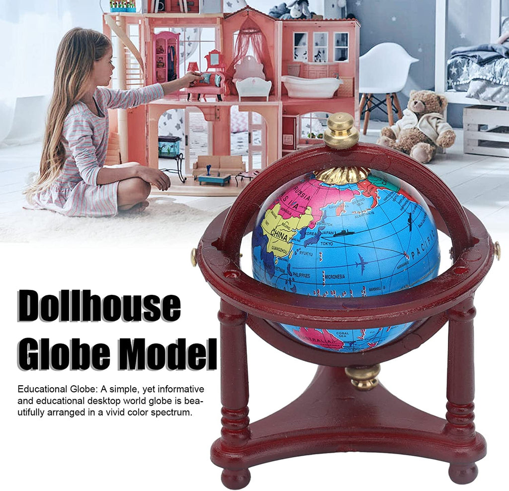 1:12 Miniature World Globe Dollhouse Decoration Accessories H90359