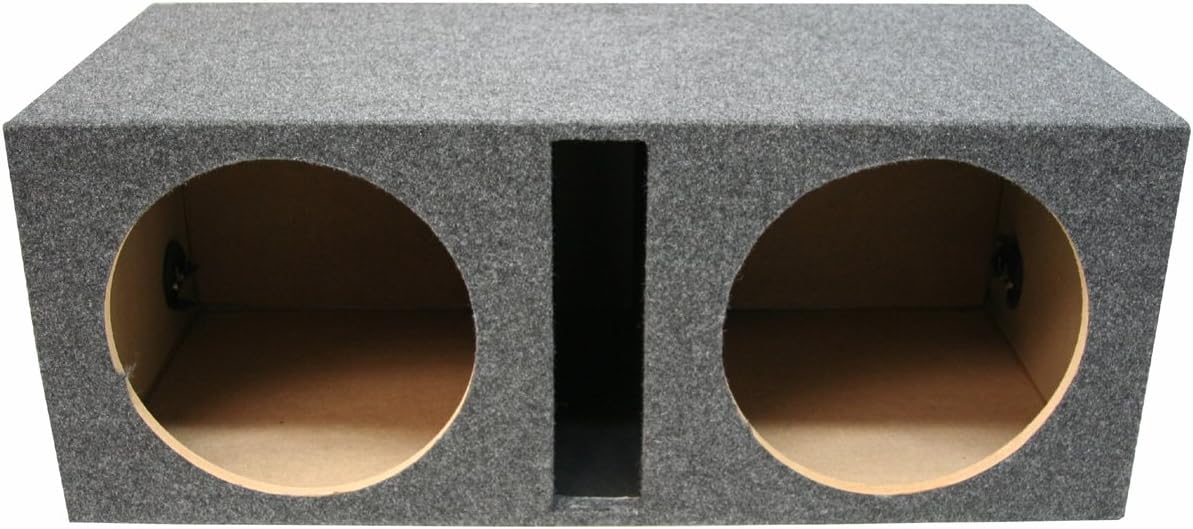 Dual 15" Vented Subwoofer Sub Box Ported Enclosure MDF D613