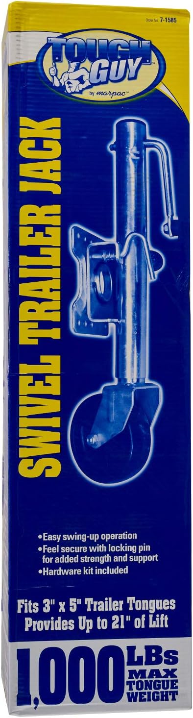 Swivel Trailer Jack, 1000lb Pack of 2 G98274