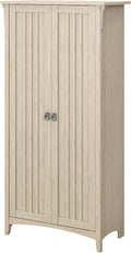 Bathroom Storage Cabinet with Doors in Cape Cod Gray Q952