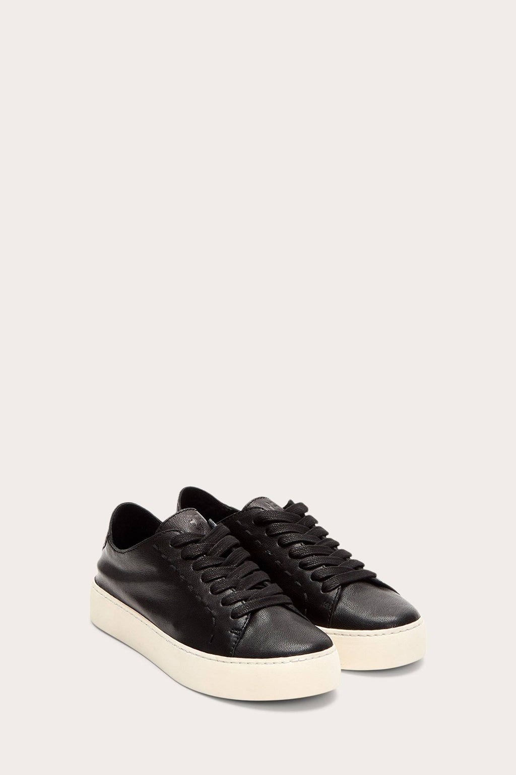 Black Low Lace Shoes Q794099