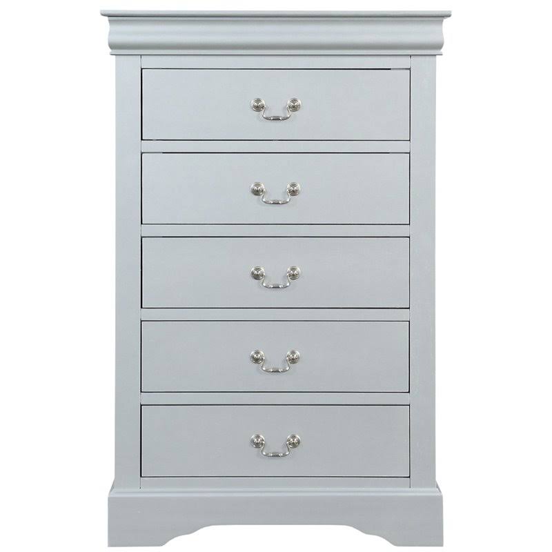 5 Drawer Chest in Platinum J864