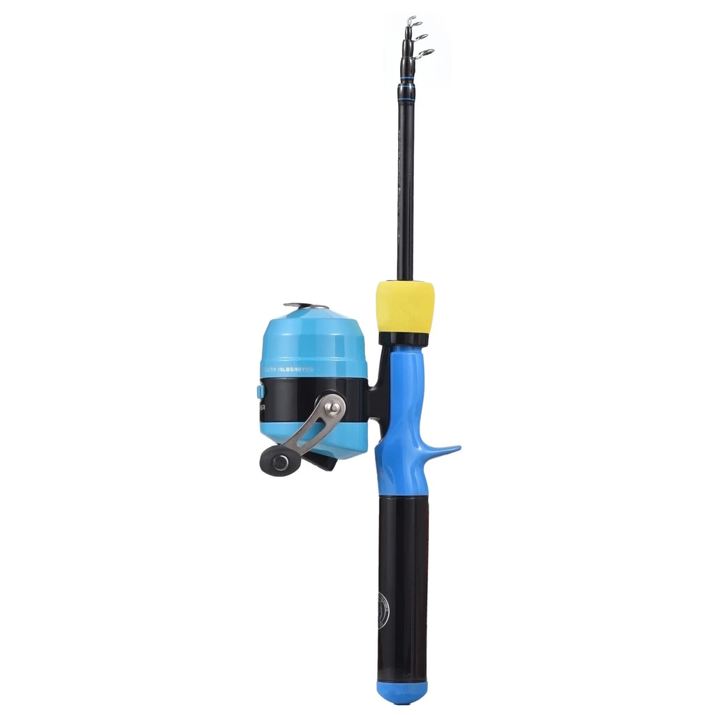 Spinning Rod Telescopic Rod 1.2m/1.5m Spincast Reel Rod Set H262