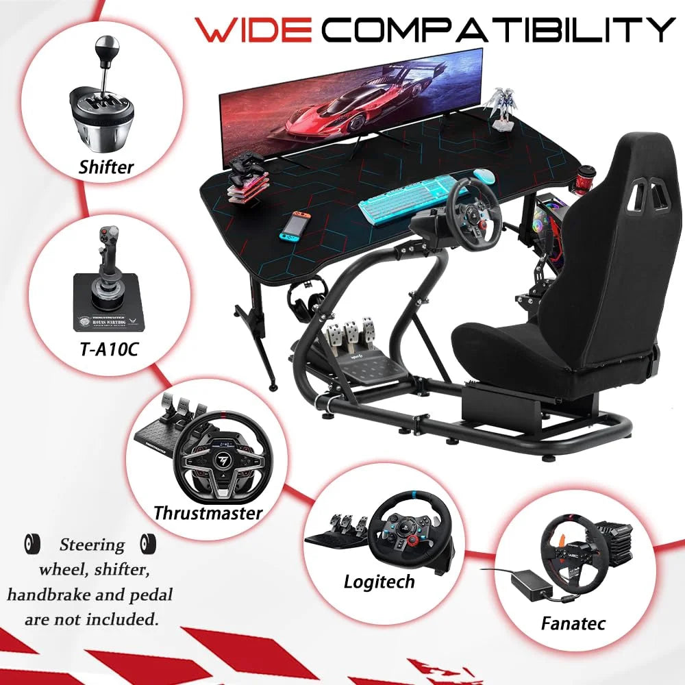 Sim Racing Cockpit with Seat D498