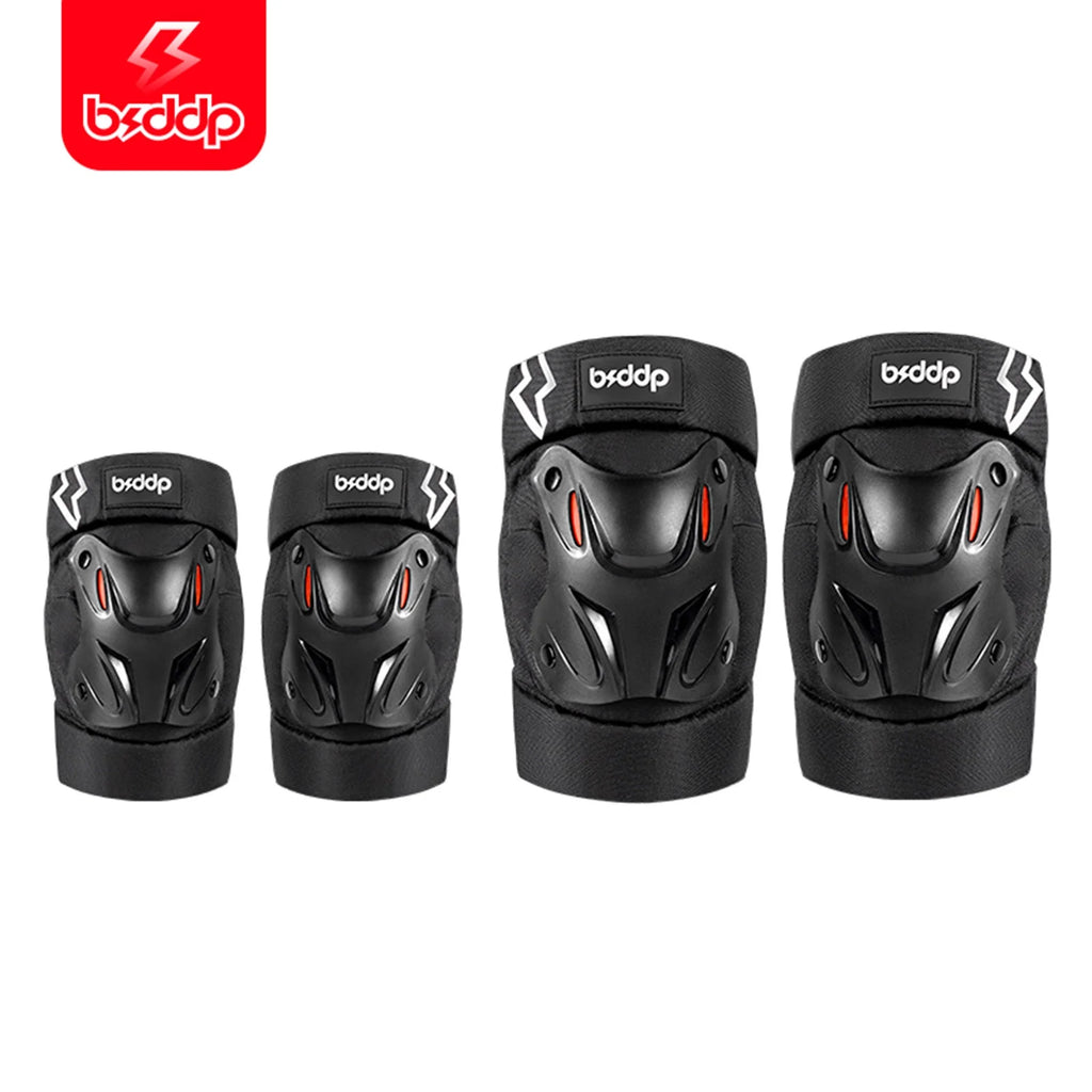 Motorcycle Elbow Knee Protection 4 Piece Set Safety Gear F577