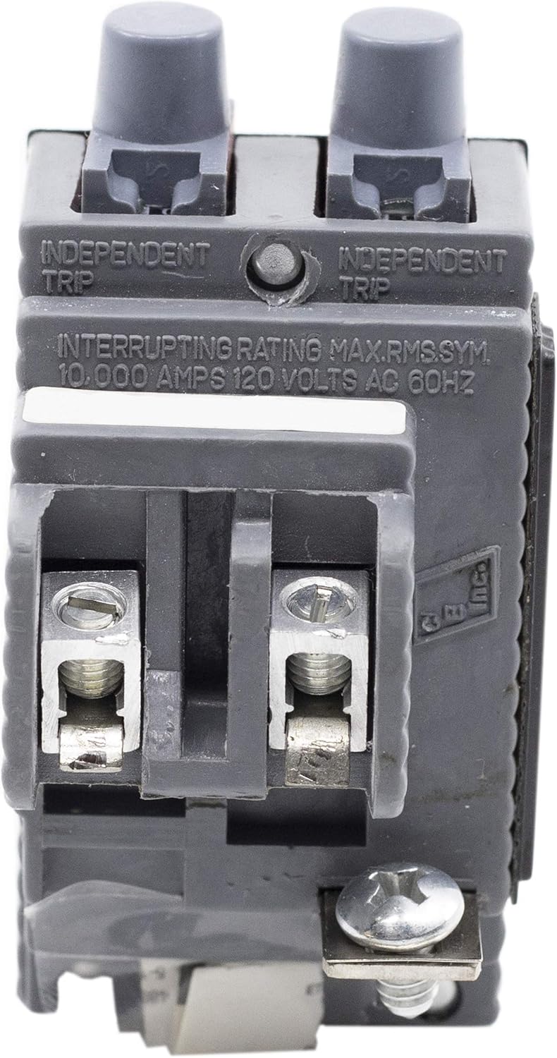 15/20 Amp Tandem Single Pole Circuit Breaker, Pack of 2 B84741