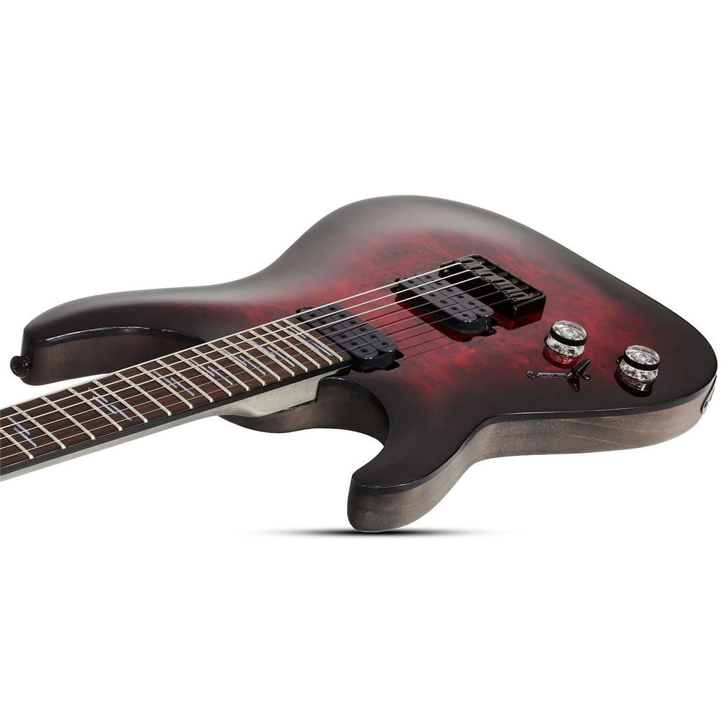 Left Handed Guitar, Black Cherry Burst N8431