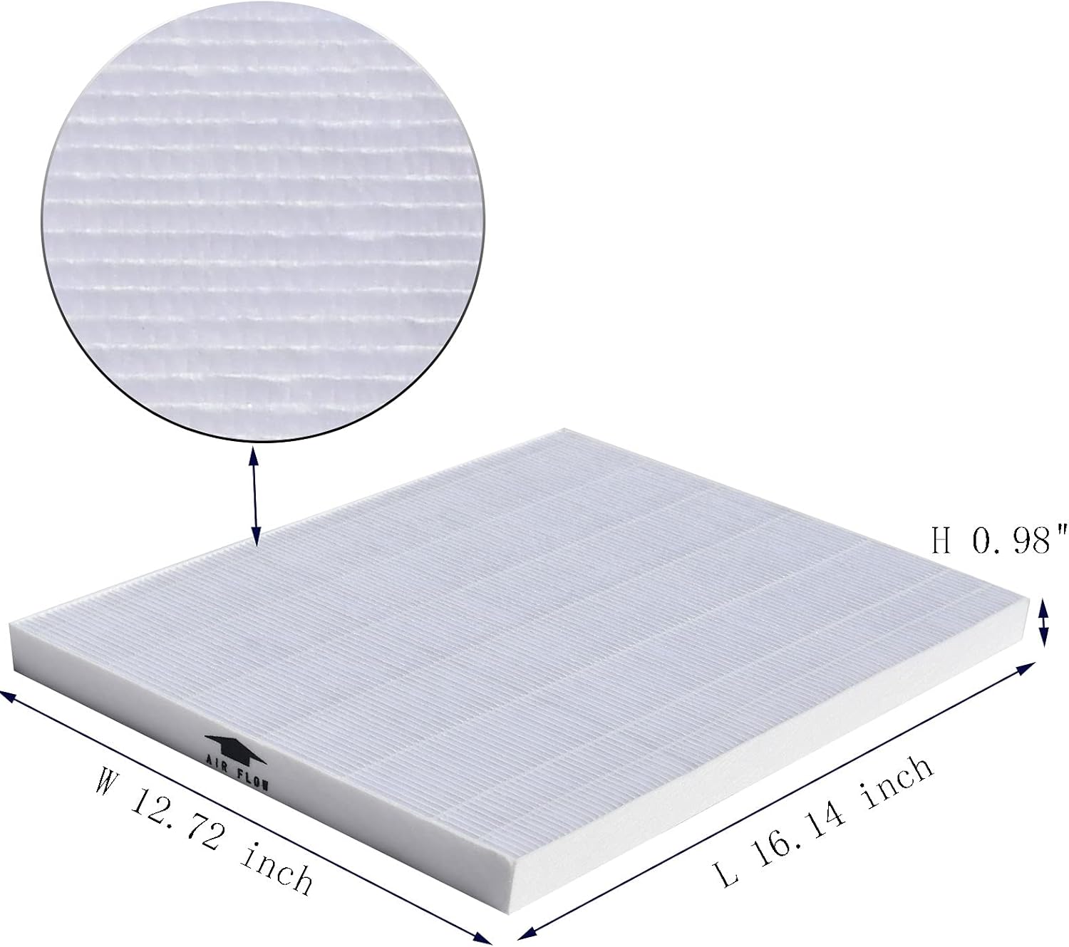 2 Pack Replacement HEPA Filter and Activated Carbon Filter for Air Purifier J56840