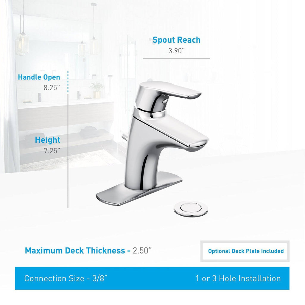 Single Handle Chrome Bathroom Faucet K12614