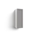 Gray Shaker Single Door Wall Cabinet Right Handed 12 in. W x 13.8 in. D x 36.5 in. H O94863