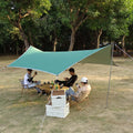 Waterproof Camping Tarp with Poles L451