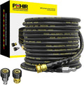 Pressure Washer Hose 50 ft 3/8 Inch Quick Connect, 4200 PSI, Pack of 2 M983723
