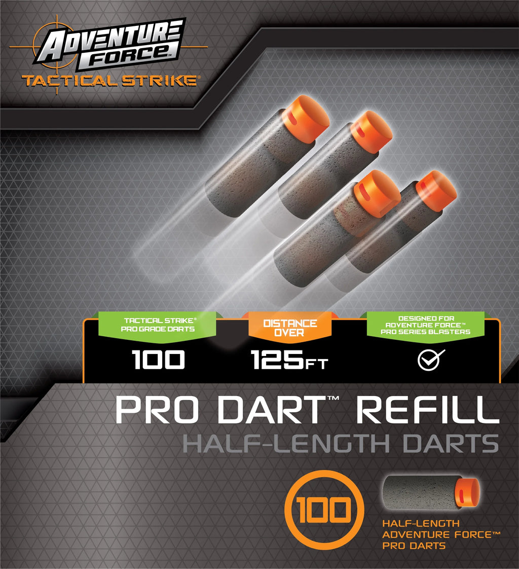 100 Half-Length Pro Dart Blaster Refill Darts V444224