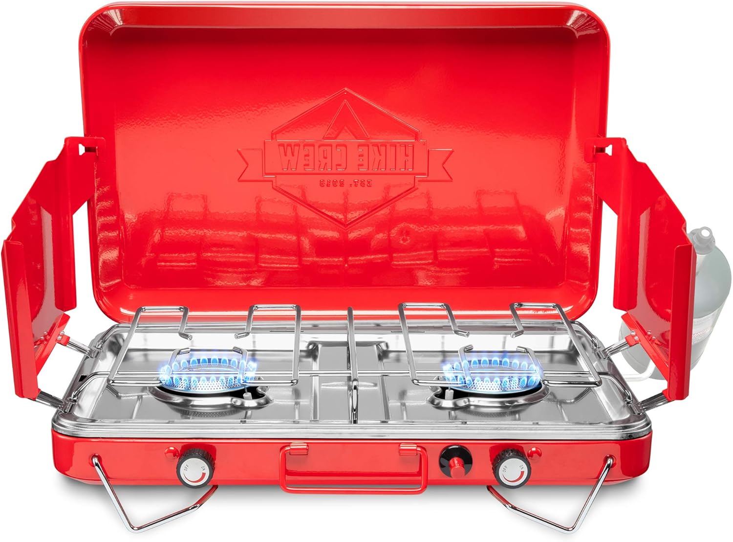 20,000 BTU Portable Propane 2 Burner Stovetop P373830