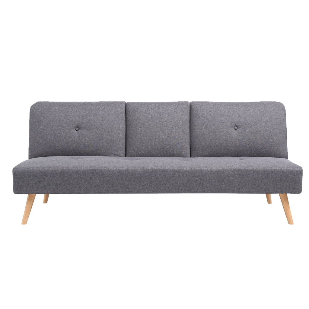 Grey Polyester Futon O1529