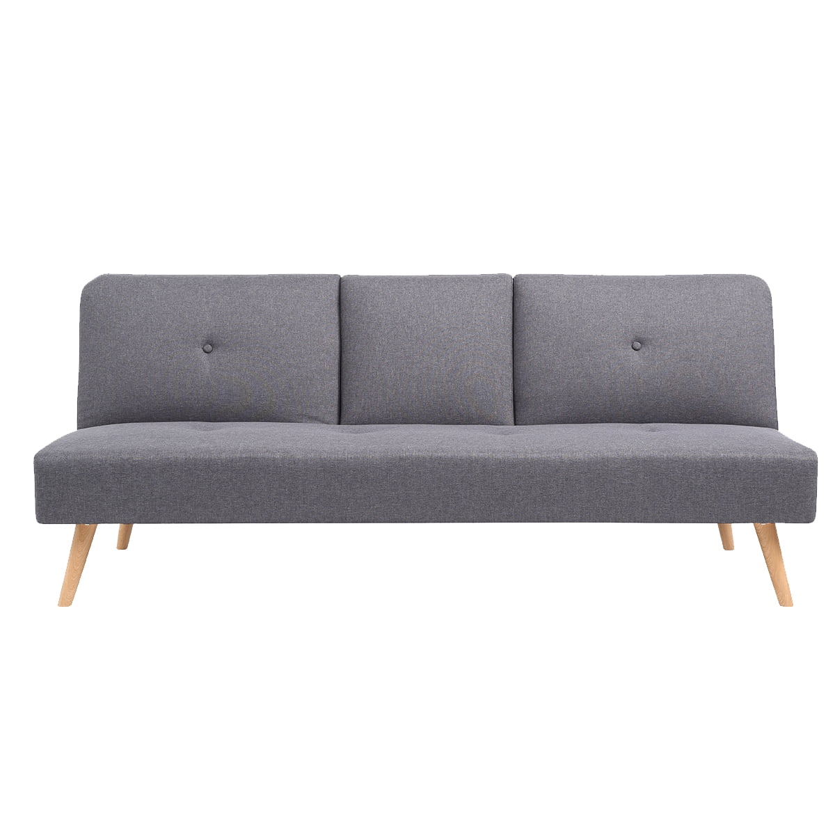 Grey Polyester Futon O1529